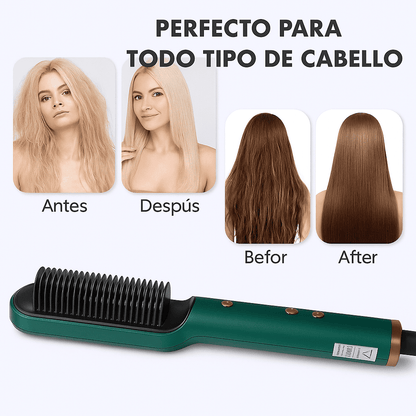 PEINE ALISADOR PRO CABELLO LISO Y BRILLANTE EN MINUTOS