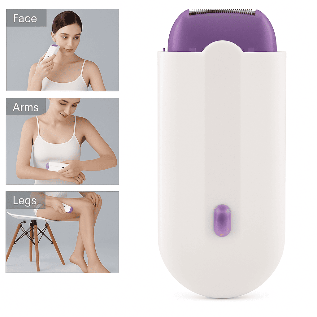 Depiladora Facial y Corporal Recargable