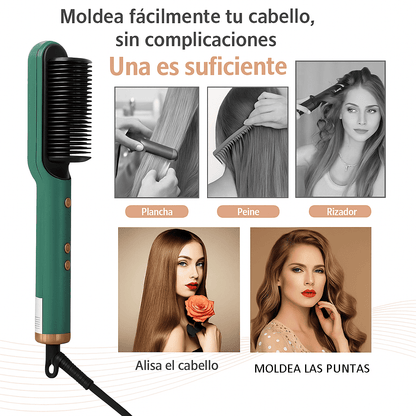 PEINE ALISADOR PRO CABELLO LISO Y BRILLANTE EN MINUTOS