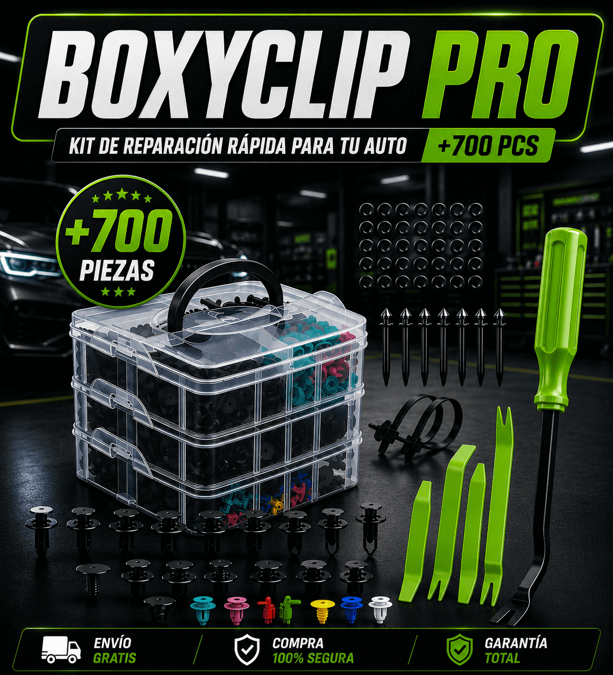 BOXYCLIP PRO +700 PIEZAS