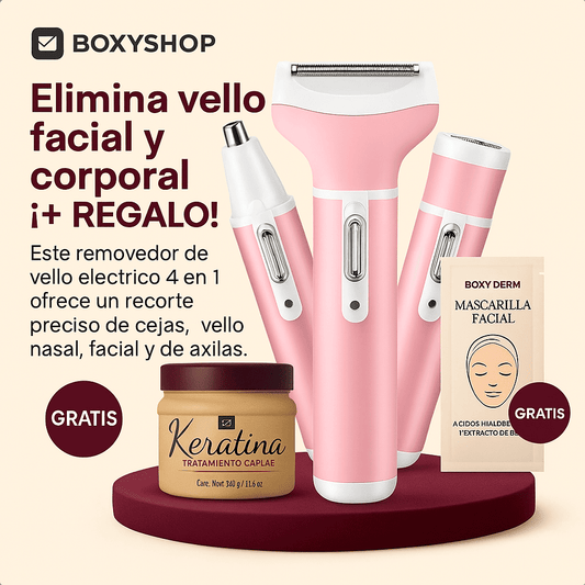 DEPILADORA ELÉCTRICA 4 EN 1 - LUMISKIN PRO
