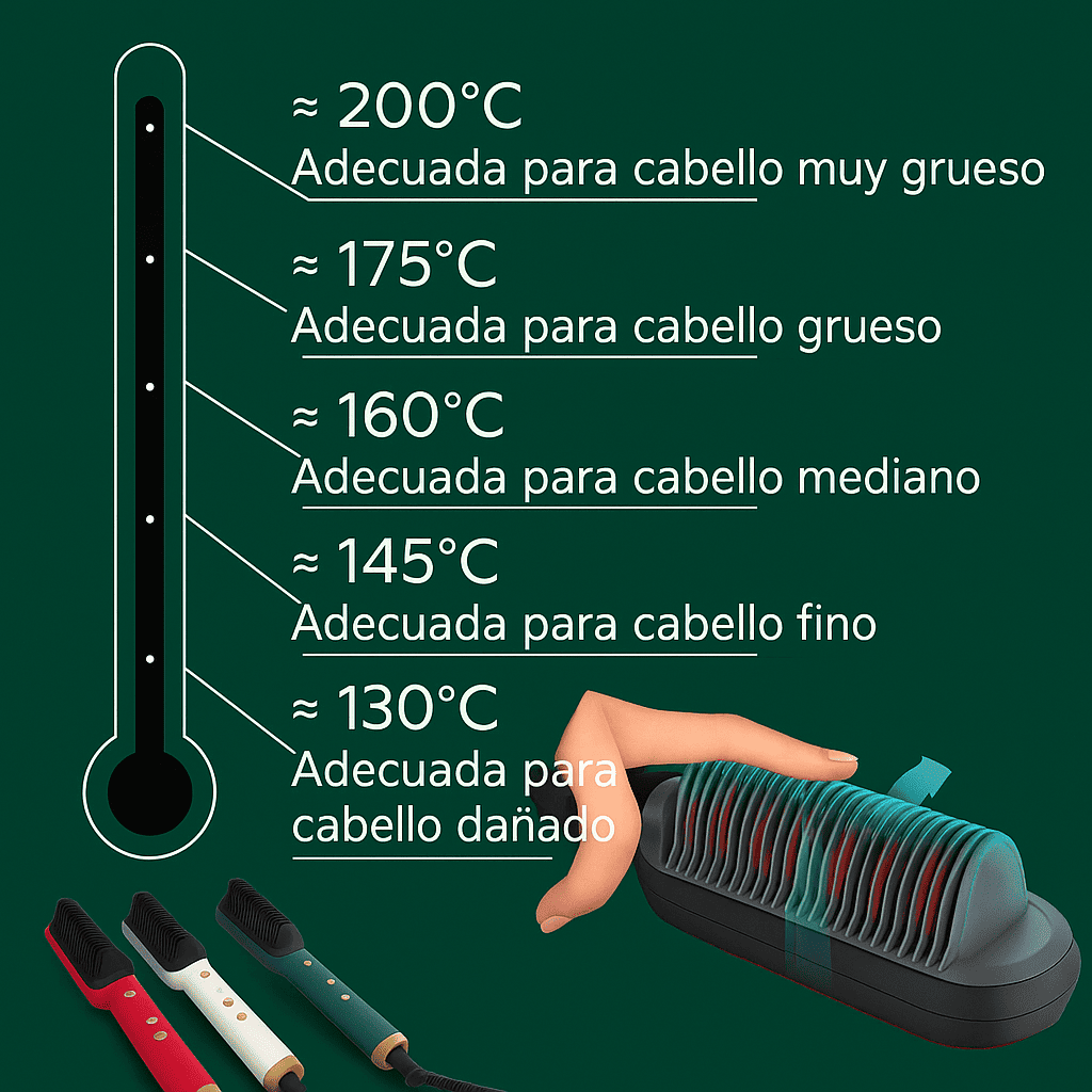 PEINE ALISADOR PRO CABELLO LISO Y BRILLANTE EN MINUTOS