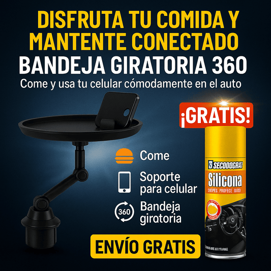 AUTOKIT 360° - BANDEJA MULTIFUNCIÓN + SILICONA EN SPRAY 🎁