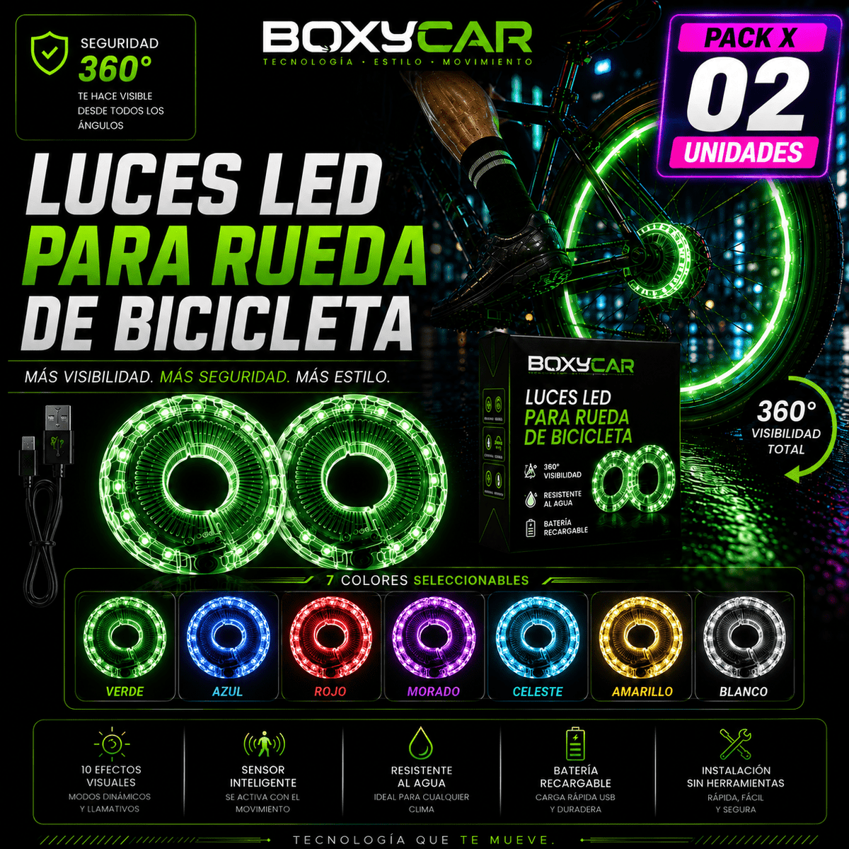 BOXYRING LED - PACK 2 